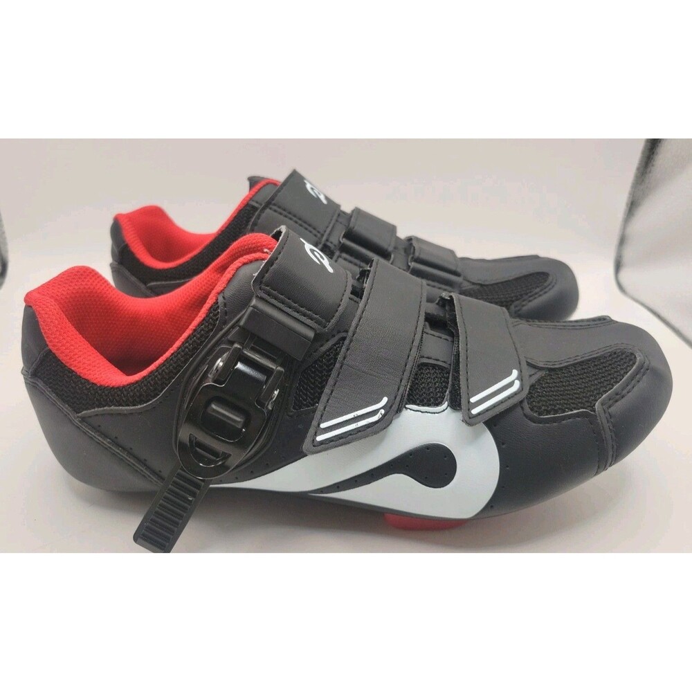Peloton EU 40 Bike Cycling Black Red Womens Size 9 Mens Size 7 Shoes Cleats
